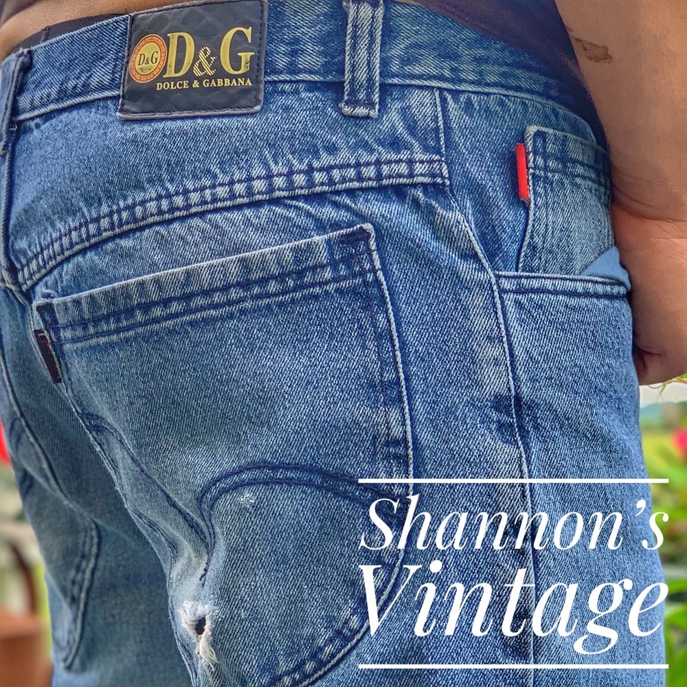 Dolce & Gabanna Vintage Sz 36 Jeans A23